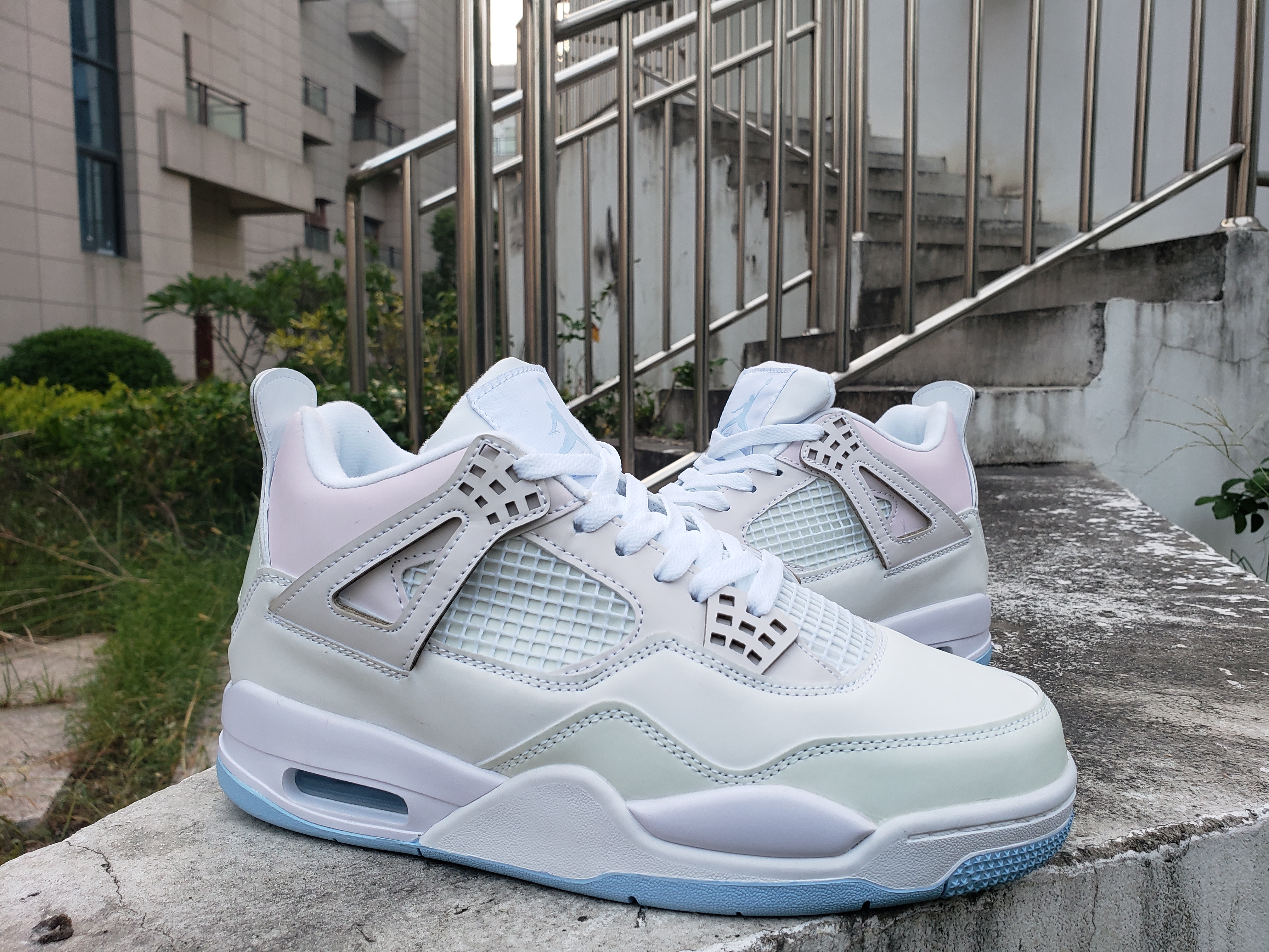 2021 Air Jordan 4 White Silver Shoes - Click Image to Close